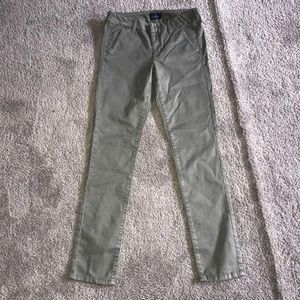 !SOLD! Olive Khaki Skinny Pants